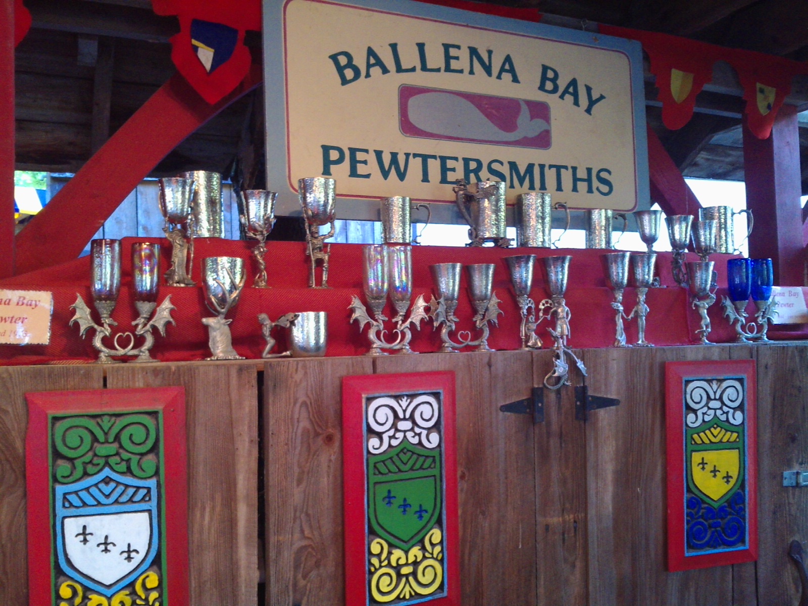 Handcrafted pewter pewtersmith